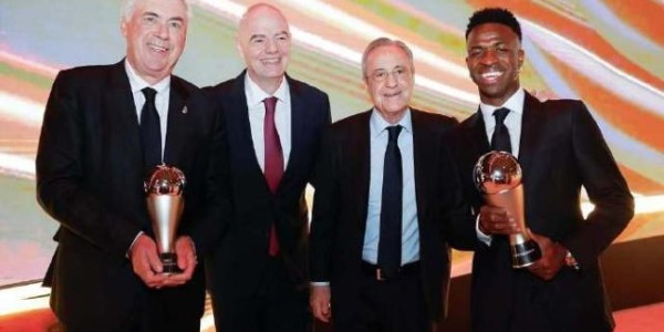 天博官方通道-FIFA盛典皇马成大赢家，维尼修斯终于加冕世界最佳